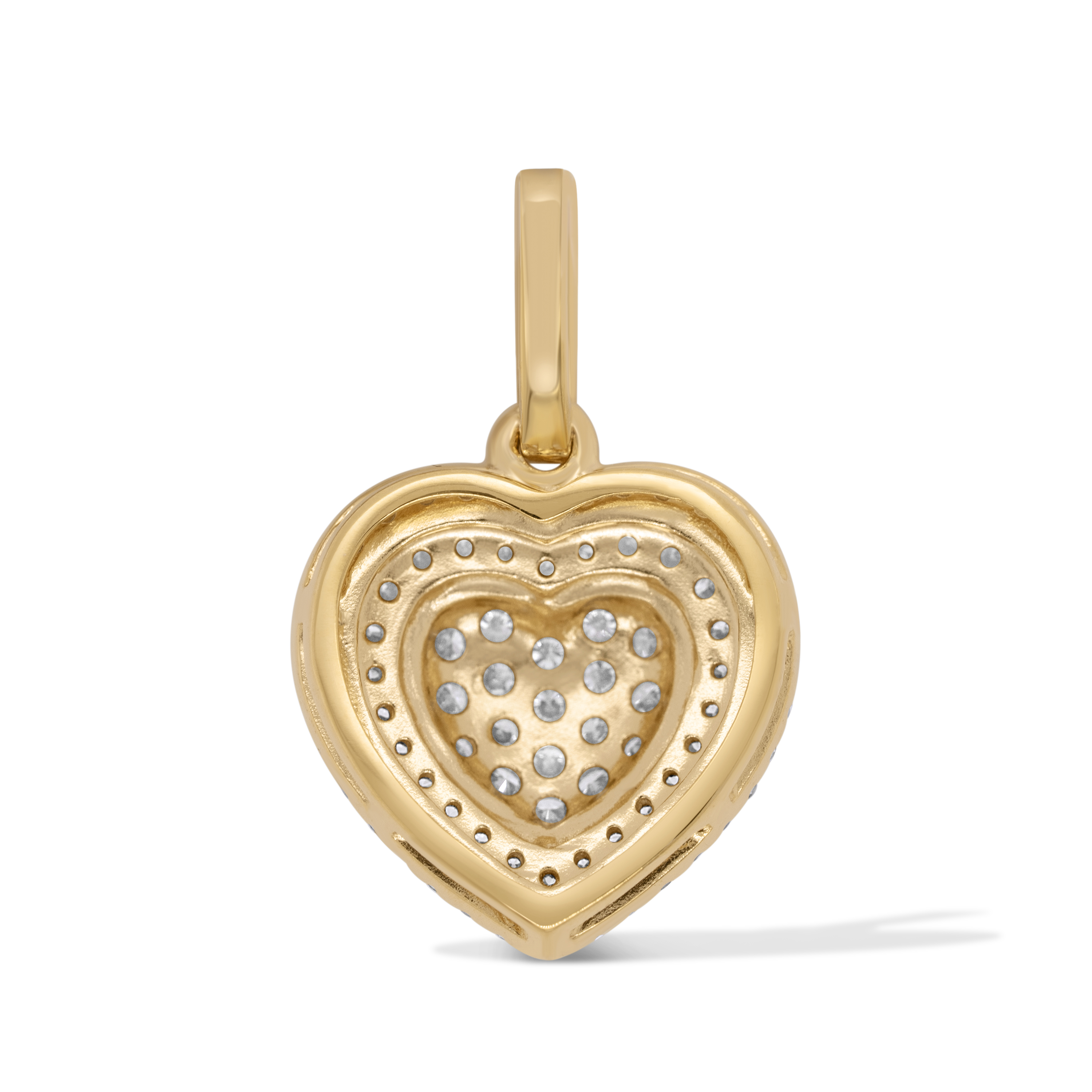 Diamond Heart Pendant 0.65 ct. 14K Yellow Gold